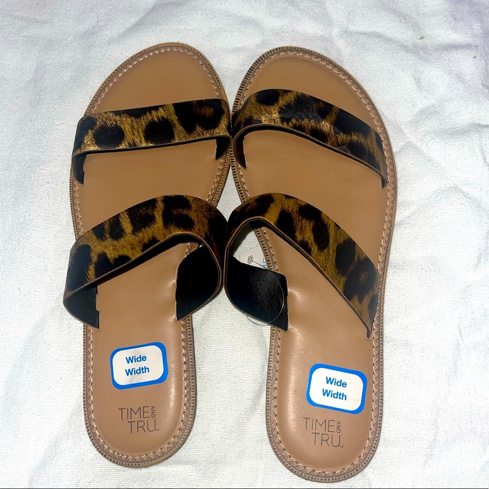 Women’s dual strap slides
